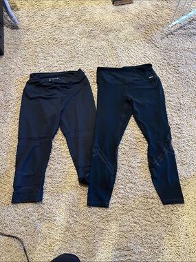 Reebok Women's Black Capris - 2 Pack